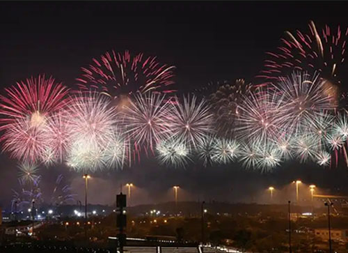 昌邑市焰火晚会